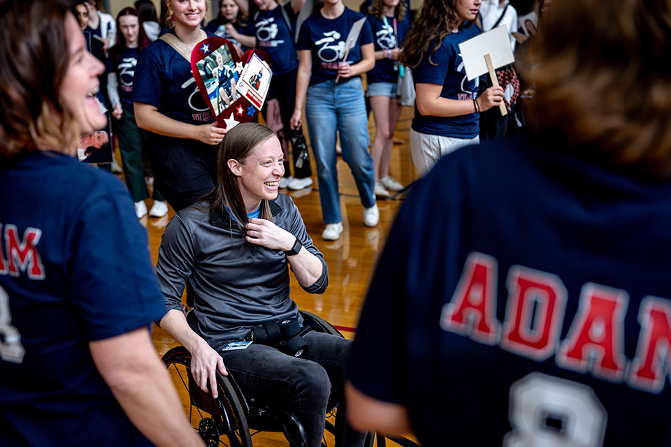 Sarah Adam, OTD, assistant professor of occupational science and occupational therapy at pro, is one of 12 athletes who will represent the U.S. at the 2024 Paralympic Games in Paris from Aug. 28 to Sept. 8.