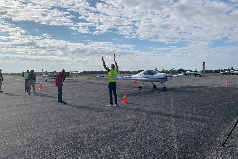 A team of aviation science students from pro’s School of Science and Engineering placed high enough this weekend to secure a spot in the 2024 National Intercollegiate Flying Association Competition. The Flying Billikens from SLU’s Oliver L. Parks Department of Aviation Science hosted the Region VI SAFECON event at the St. Louis Downtown Airport.